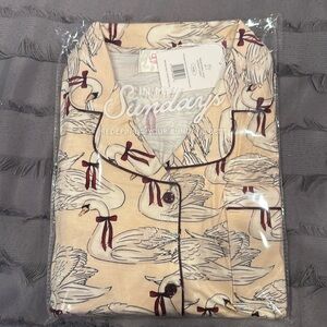 In My Sundays by Mallory Ervin Holiday Swan PJs